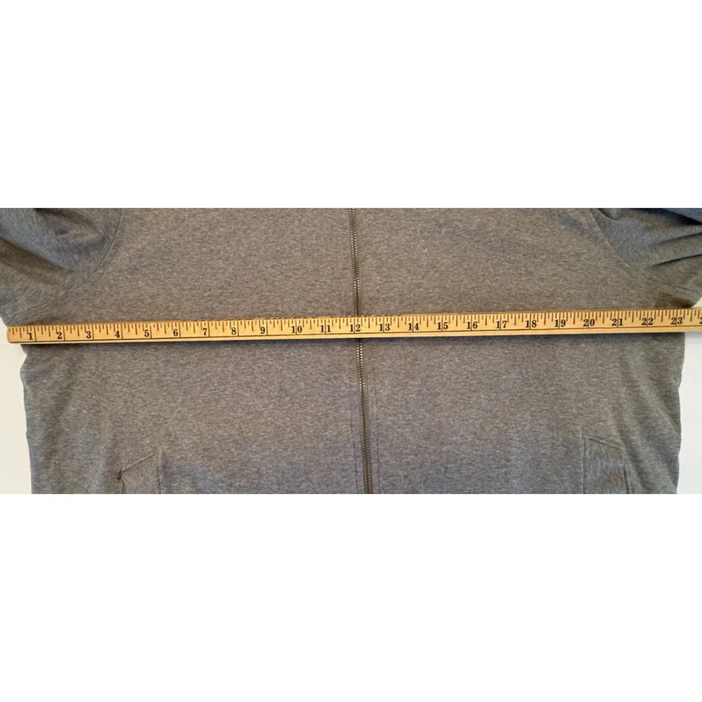 Banana Republic Luxe Touch Bomber Jacket XL Gray Full Zip Cotton Mens Coat